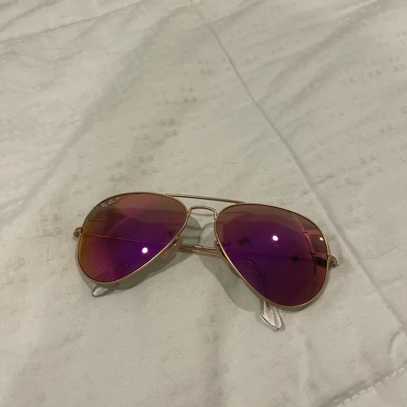 Ray-Ban | Accessories | Pink Chrome Aviator Ray Ban  display picture 1